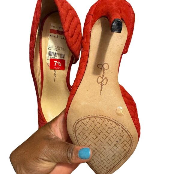 Jessica Simpson Size 7.5 Red - Picture 4 of 5
